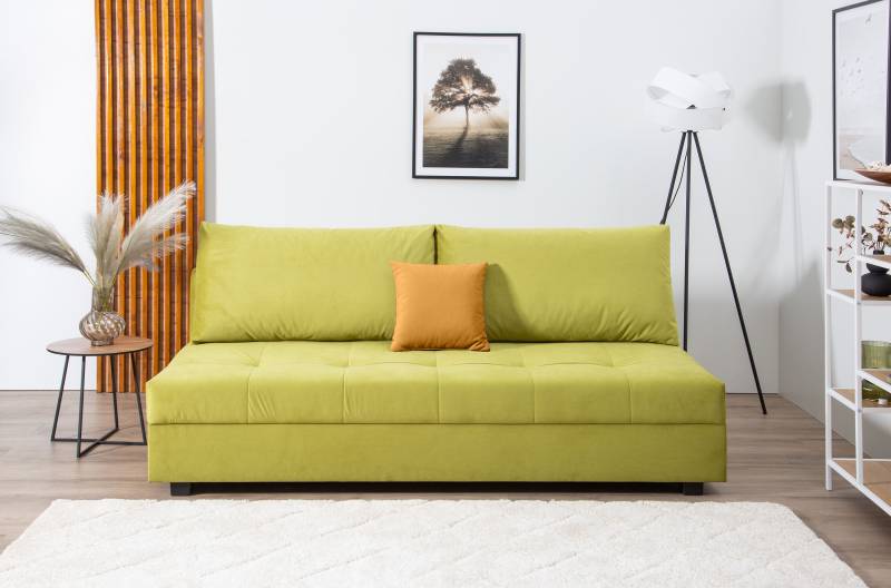 COLLECTION AB Schlafsofa »DARIA inklusive Schlafunktion und Bettkasten«, Schlafsofa,Bettfunktion,Bettkasten,inklusive Rückenkissen,Federkern von COLLECTION AB