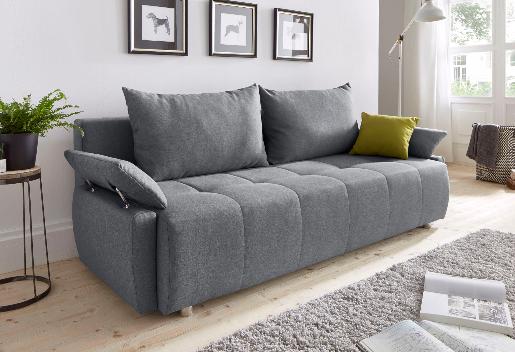 COLLECTION AB Schlafsofa »Funtastic«, mit Federkern, Bettfunktion, inklusive 2 Rücken- und 1 Zierkissen COLLECTION AB Schlafsofa »Funtastic«, mit Federkern, Bettfunktion, inklusive 2 Rücken- und 1 Zierkissen von COLLECTION AB