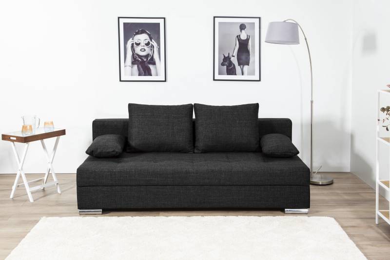 COLLECTION AB Schlafsofa »Tania mit Bettfunktion und Bettkasten«, komfortabler Sitzkomfort: Federkern-Polsterung, inklusive Rückenkissen von COLLECTION AB