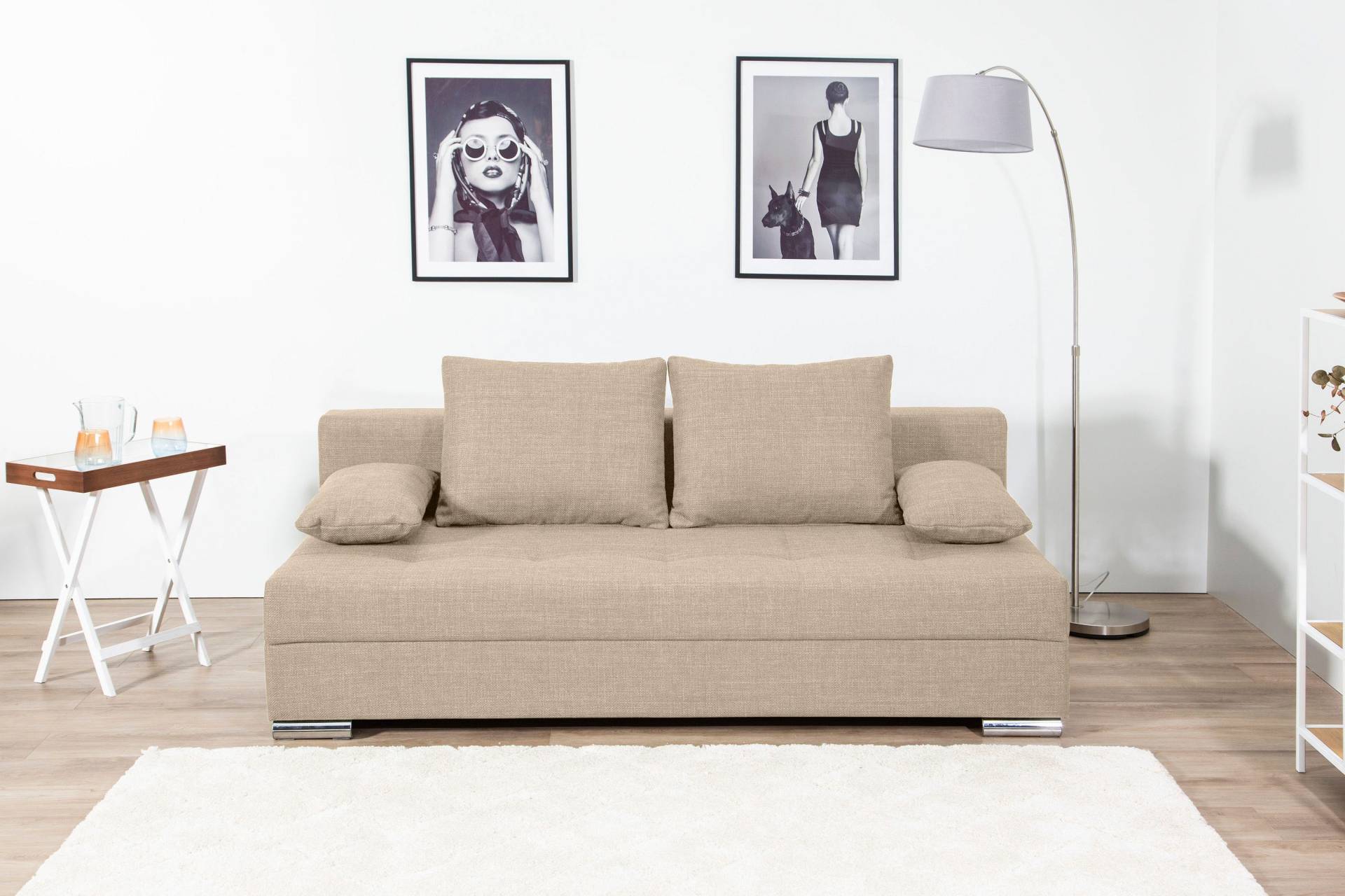 COLLECTION AB Schlafsofa »Tania mit Bettfunktion und Bettkasten«, komfortabler Sitzkomfort: Federkern-Polsterung, inklusive Rückenkissen COLLECTION AB Schlafsofa »Tania mit Bettfunktion und Bettkasten«, komfortabler Sitzkomfort: Federkern-Polsterung, inklusive Rückenkissen von COLLECTION AB