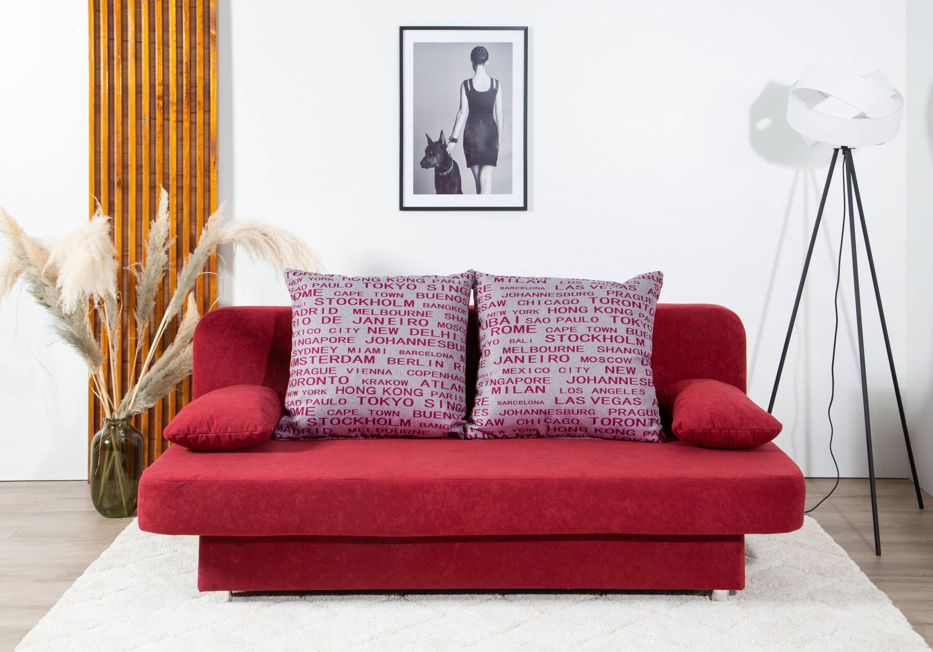 COLLECTION AB Schlafsofa »Ulla inkl. Bettfunktion und Bettkasten«, Schlafsofa,Bettfunktion,Bettkasten,inkl. Rückenkissen,Armlehnekissen von COLLECTION AB