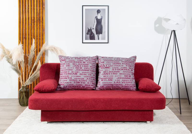 COLLECTION AB Schlafsofa »Ulla inkl. Bettfunktion und Bettkasten«, Schlafsofa,Bettfunktion,Bettkasten,inkl. Rückenkissen,Armlehnekissen von COLLECTION AB