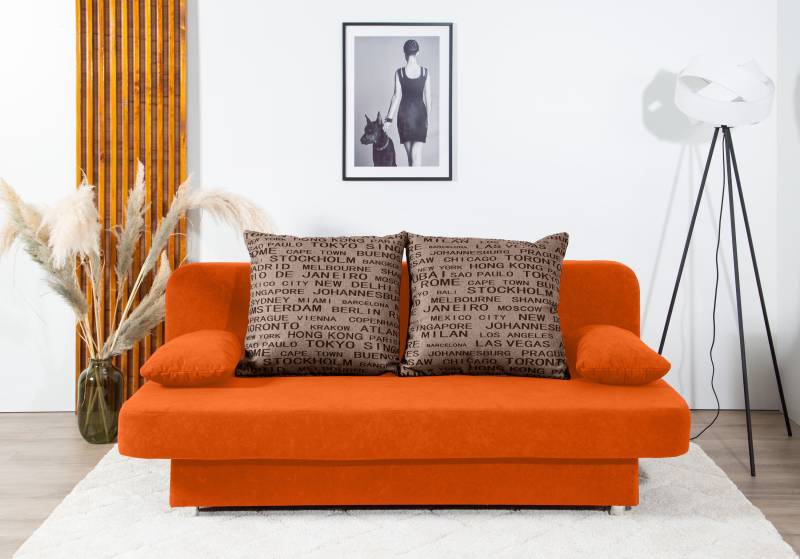 COLLECTION AB Schlafsofa »Ulla inkl. Bettfunktion und Bettkasten«, Schlafsofa,Bettfunktion,Bettkasten,inkl. Rückenkissen,Armlehnekissen von COLLECTION AB