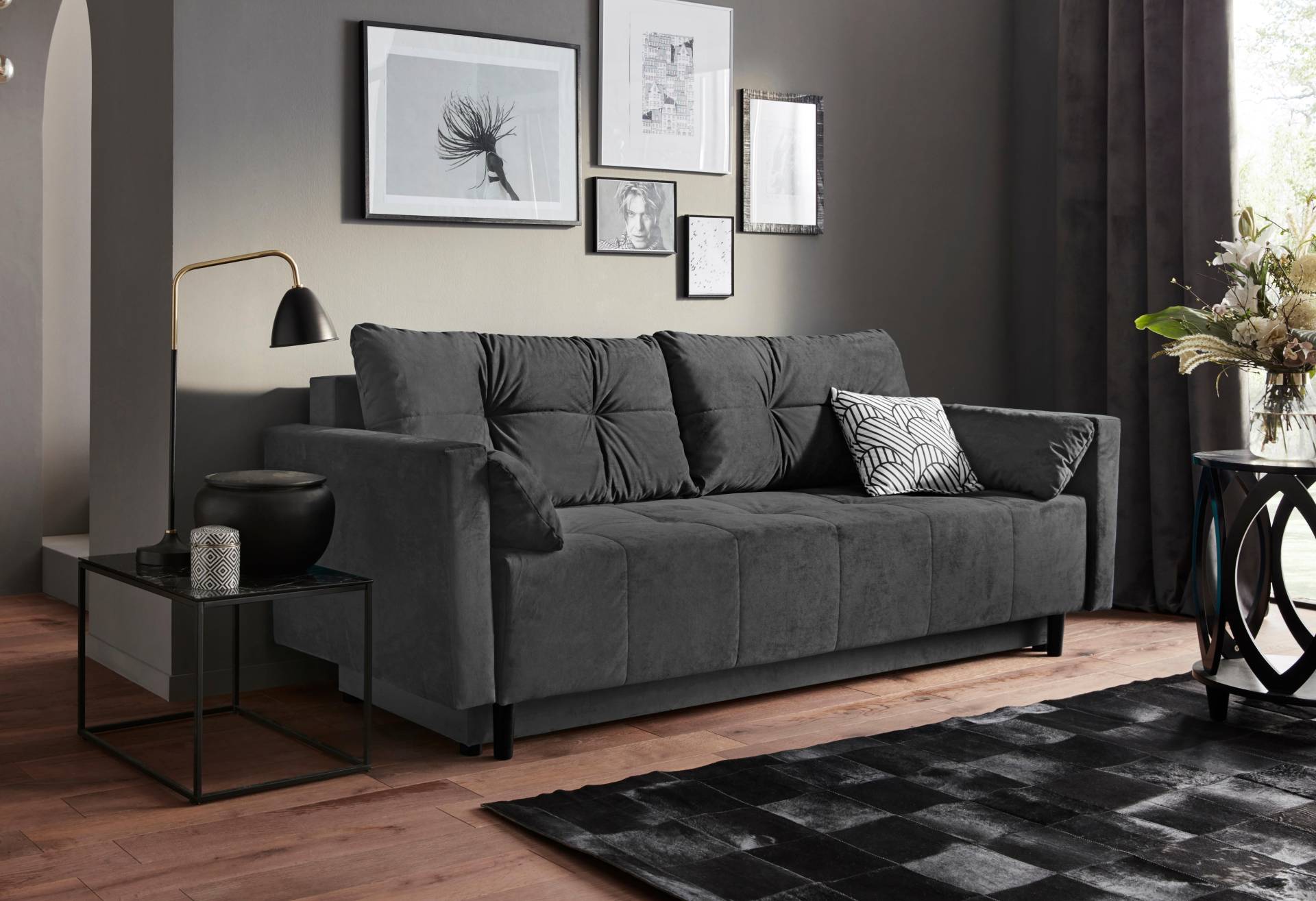COLLECTION AB Schlafsofa »Solar«, Bettfunktion, Bettkasten, Federkern und loser Rücken- und Zierkissen COLLECTION AB Schlafsofa »Solar«, Bettfunktion, Bettkasten, Federkern und loser Rücken- und Zierkissen von COLLECTION AB