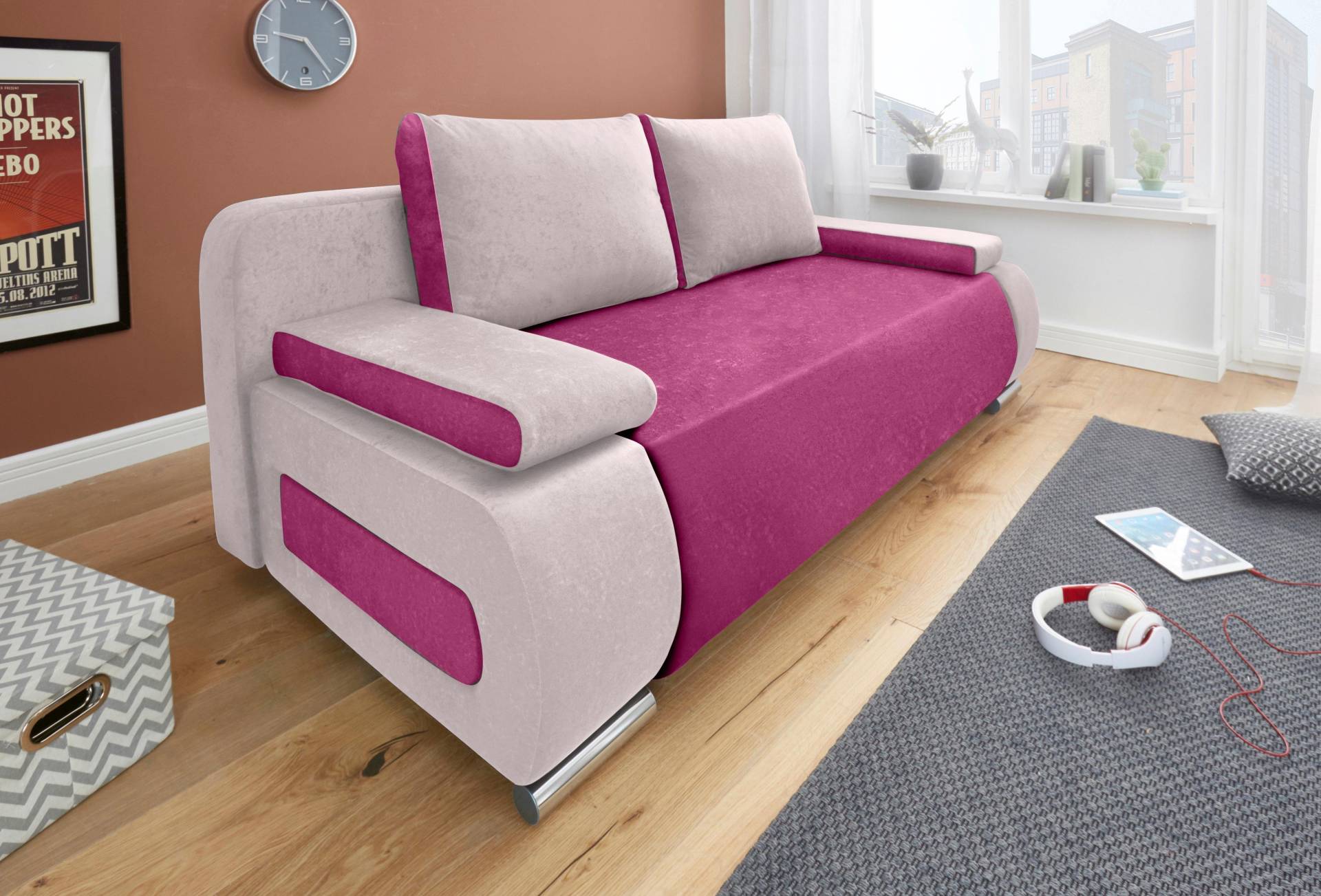 COLLECTION AB Schlafsofa Moritz, mit Bettfunktion und Bettkasten von COLLECTION AB