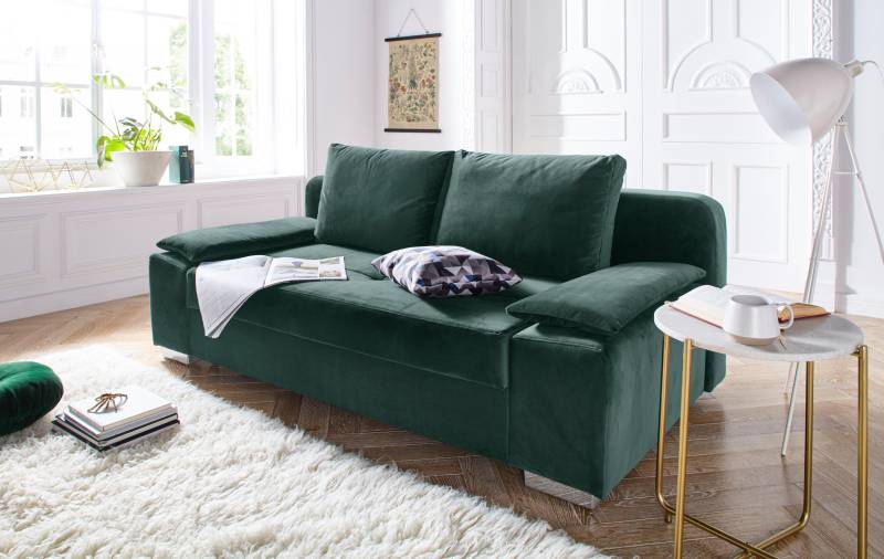 COLLECTION AB Schlafsofa »Paula«, mit Federkern, inklusive Bettfunktion und Bettkasten von COLLECTION AB