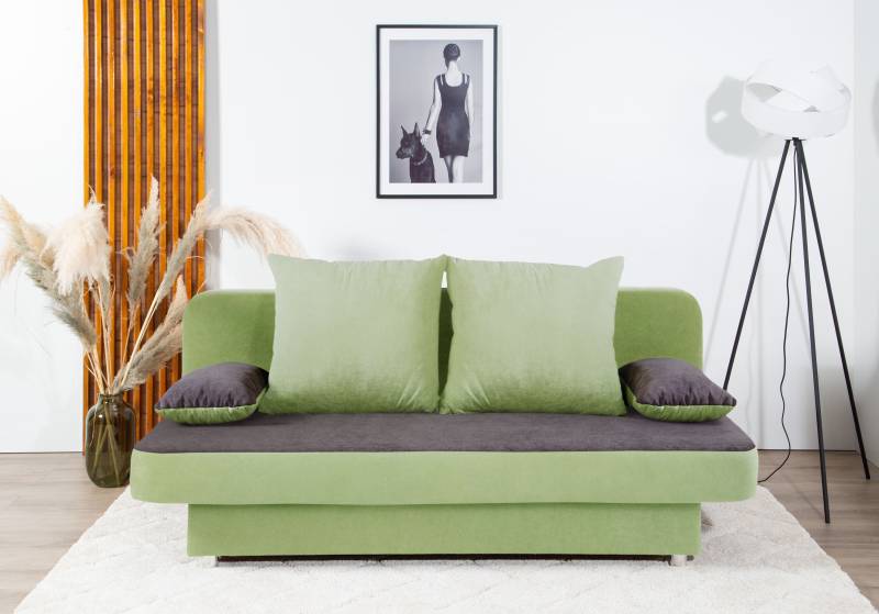 COLLECTION AB Schlafsofa »Ulla inkl. Bettfunktion und Bettkasten«, Schlafsofa,Bettfunktion,Bettkasten,inkl. Rückenkissen,Armlehnekissen von COLLECTION AB