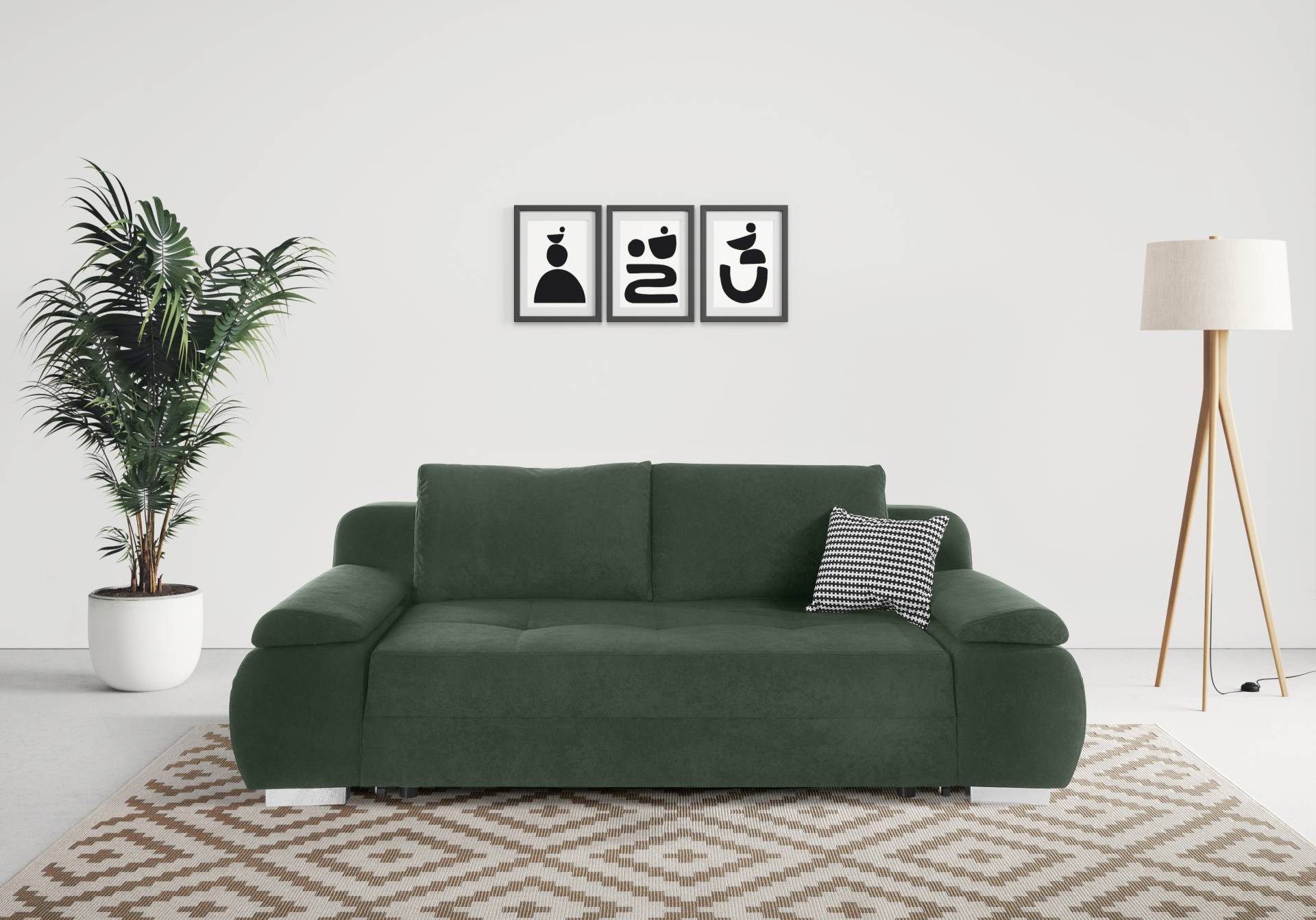 INOSIGN Schlafsofa »Pumo«, mit Boxspring-Aufbau, Bettfunktion und Bettkasten, inklusive Federkern INOSIGN Schlafsofa »Pumo«, mit Boxspring-Aufbau, Bettfunktion und Bettkasten, inklusive Federkern von INOSIGN