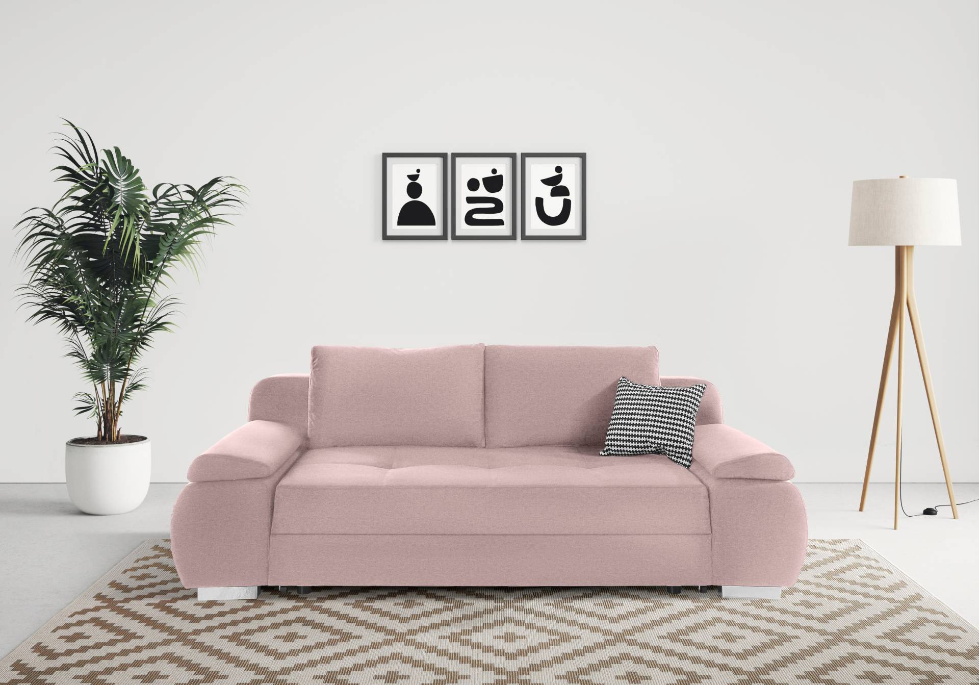 INOSIGN Schlafsofa »Pumo«, mit Boxspring-Aufbau, Bettfunktion und Bettkasten, inklusive Federkern INOSIGN Schlafsofa »Pumo«, mit Boxspring-Aufbau, Bettfunktion und Bettkasten, inklusive Federkern von INOSIGN
