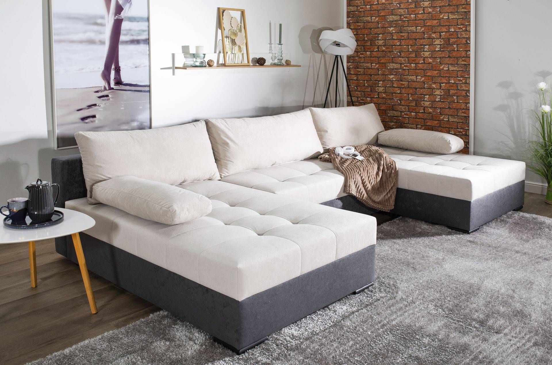 COLLECTION AB Wohnlandschaft »Josy«, inkl. Bettfunktion, Bettkasten, mit 3 extra grossen Rückenkissen COLLECTION AB Wohnlandschaft »Josy«, inkl. Bettfunktion, Bettkasten, mit 3 extra grossen Rückenkissen von COLLECTION AB