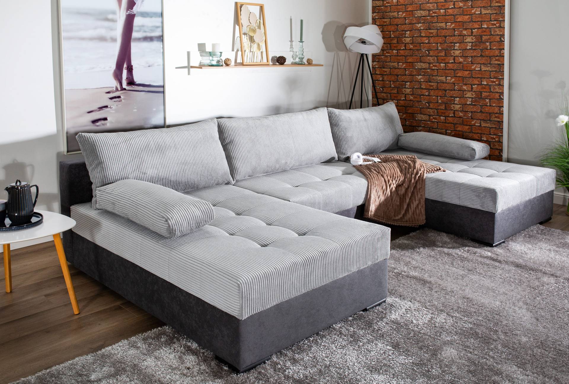COLLECTION AB Wohnlandschaft »Josy«, inkl. Bettfunktion, Bettkasten, mit 3 extra grossen Rückenkissen COLLECTION AB Wohnlandschaft »Josy«, inkl. Bettfunktion, Bettkasten, mit 3 extra grossen Rückenkissen von COLLECTION AB