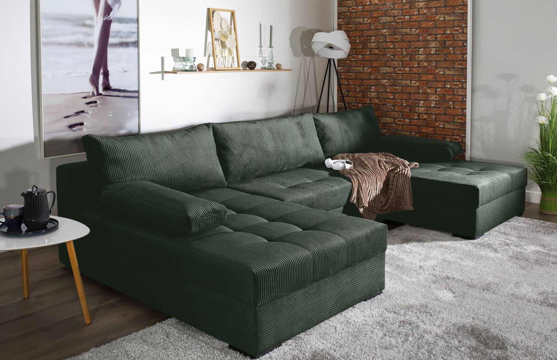 COLLECTION AB Wohnlandschaft »Josy«, inkl. Bettfunktion, Bettkasten, mit 3 extra grossen Rückenkissen COLLECTION AB Wohnlandschaft »Josy«, inkl. Bettfunktion, Bettkasten, mit 3 extra grossen Rückenkissen von COLLECTION AB