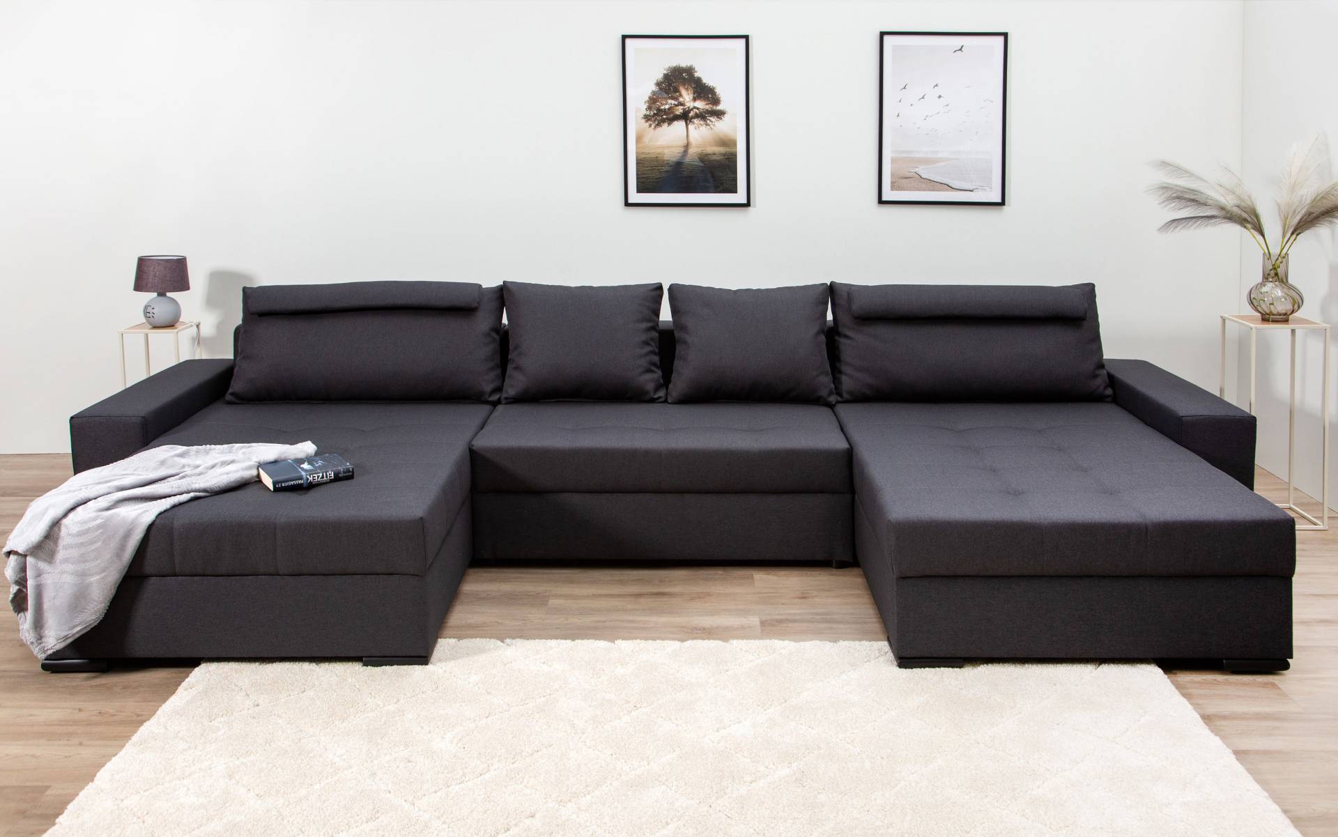 COLLECTION AB Wohnlandschaft »XXXL-Josy Relax U-Form Breite 352 cm, mit 2 gleich grossen Recamieren«, inkl. Bettfunktion, Bettkasten, mit 4 Rückenkissen in zwei Grössen COLLECTION AB Wohnlandschaft »XXXL-Josy Relax U-Form Breite 352 cm, mit 2 gleich grossen Recamieren«, inkl. Bettfunktion, Bettkasten, mit 4 Rückenkissen in zwei Grössen von COLLECTION AB