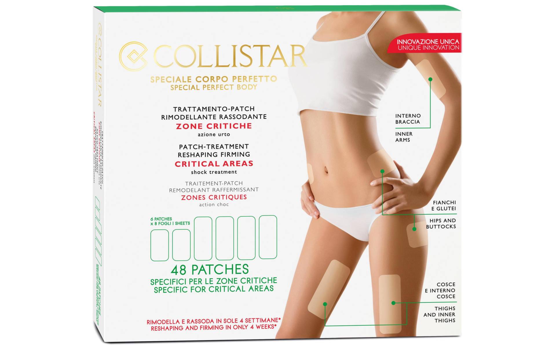 COLLISTAR Körpercreme »Patch-Treatment Firming Critical Areas 48 Stück« von COLLISTAR