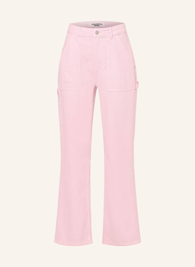Colourful Rebel Straight Jeans Tinsley pink von COLOURFUL REBEL