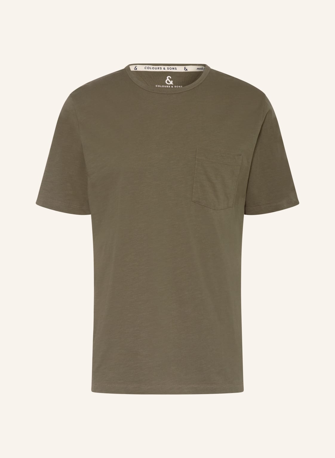 Colours & Sons T-Shirt gruen von COLOURS & SONS