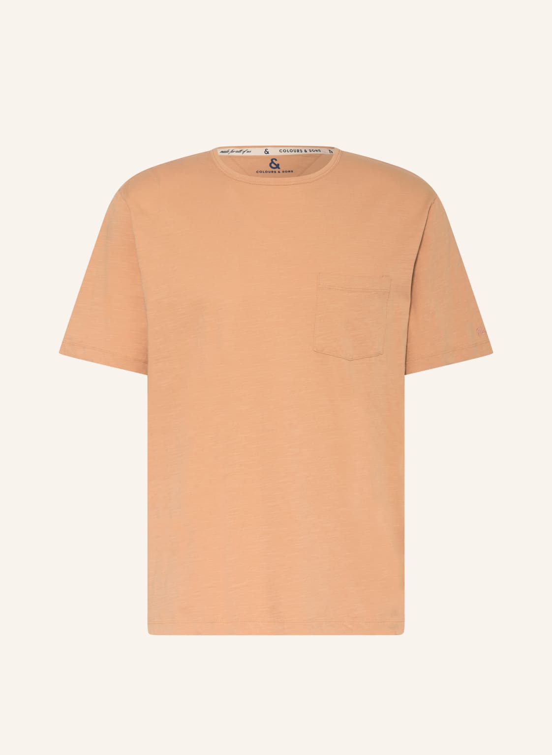 Colours & Sons T-Shirt orange von COLOURS & SONS