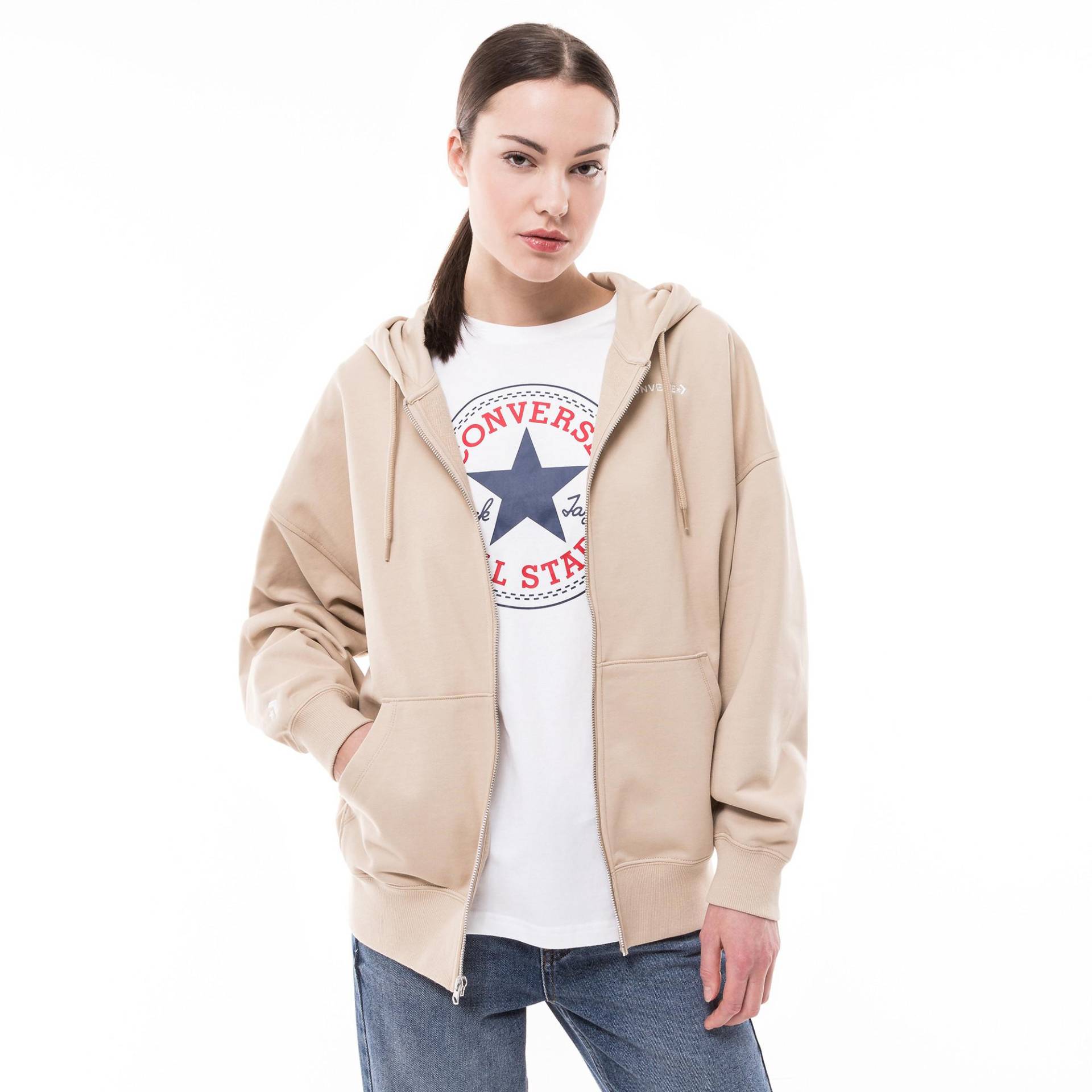 Hoodie Damen Gold XS von CONVERSE