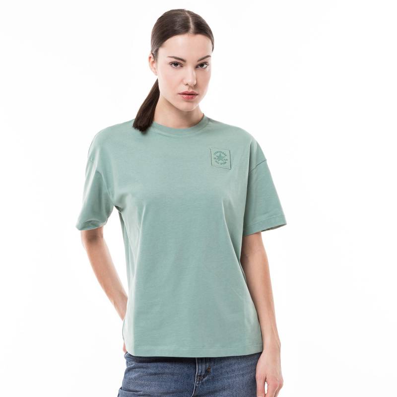 T-shirt Damen Khaki M von CONVERSE