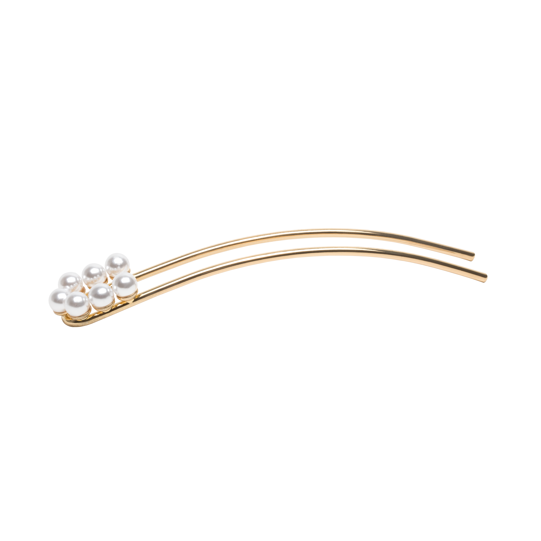 Hairpin 7 Pearls Damen Light Gold 1 pezzo von CORINNE