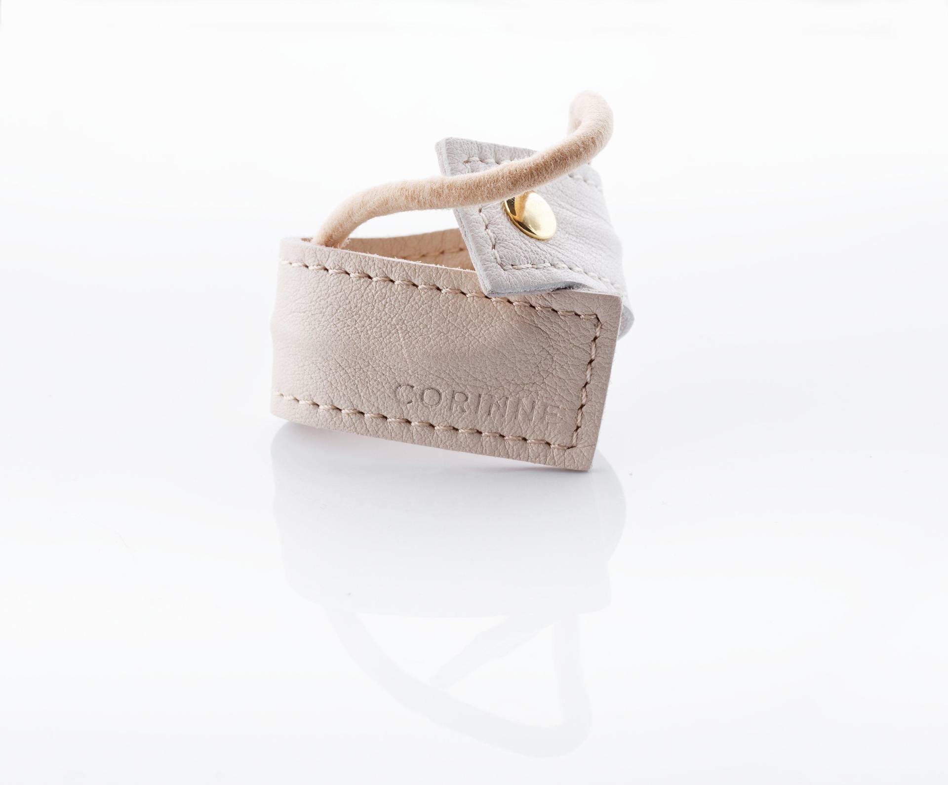 Leather Band Short Bendable Damen White/Cream 1 pezzo von CORINNE