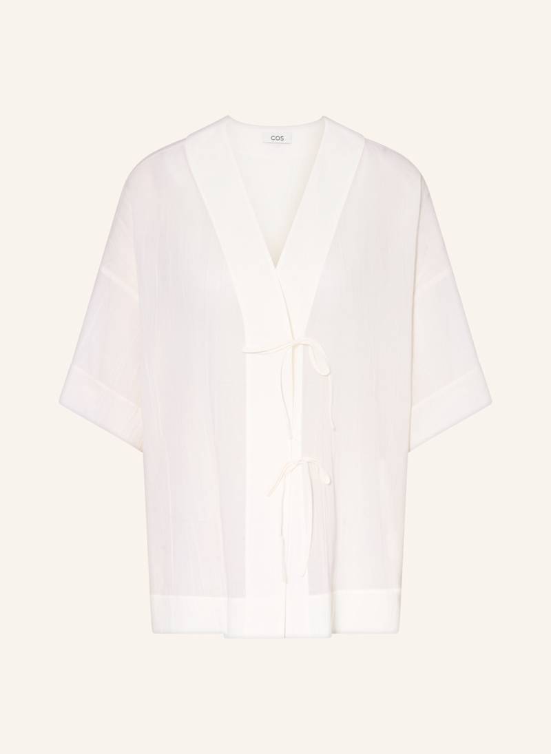 Cos Blusenshirt Aus Musselin weiss von COS