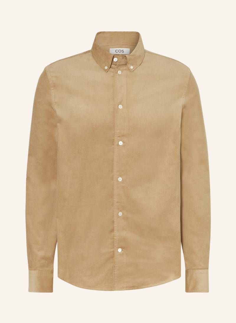 Cos Cordhemd Regular Fit braun von COS