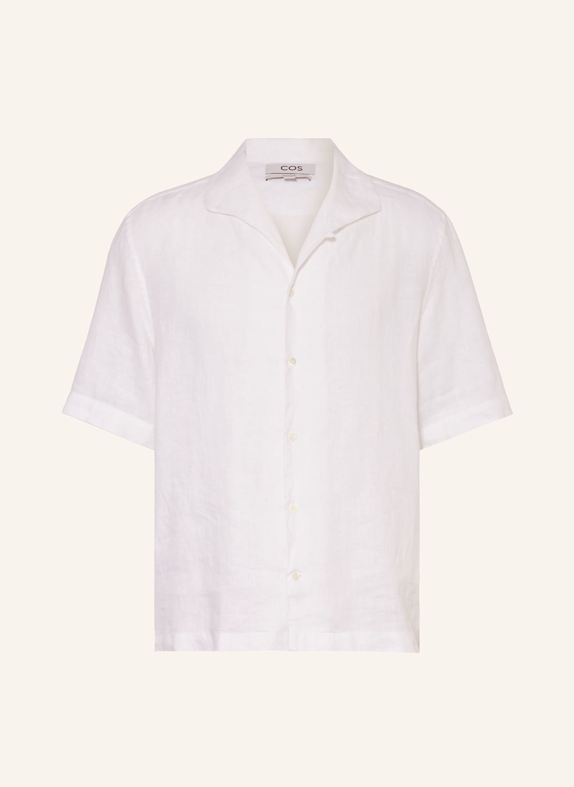 Cos Resorthemd Regular Fit Aus Leinen weiss Cos Resorthemd Regular Fit Aus Leinen weiss von COS
