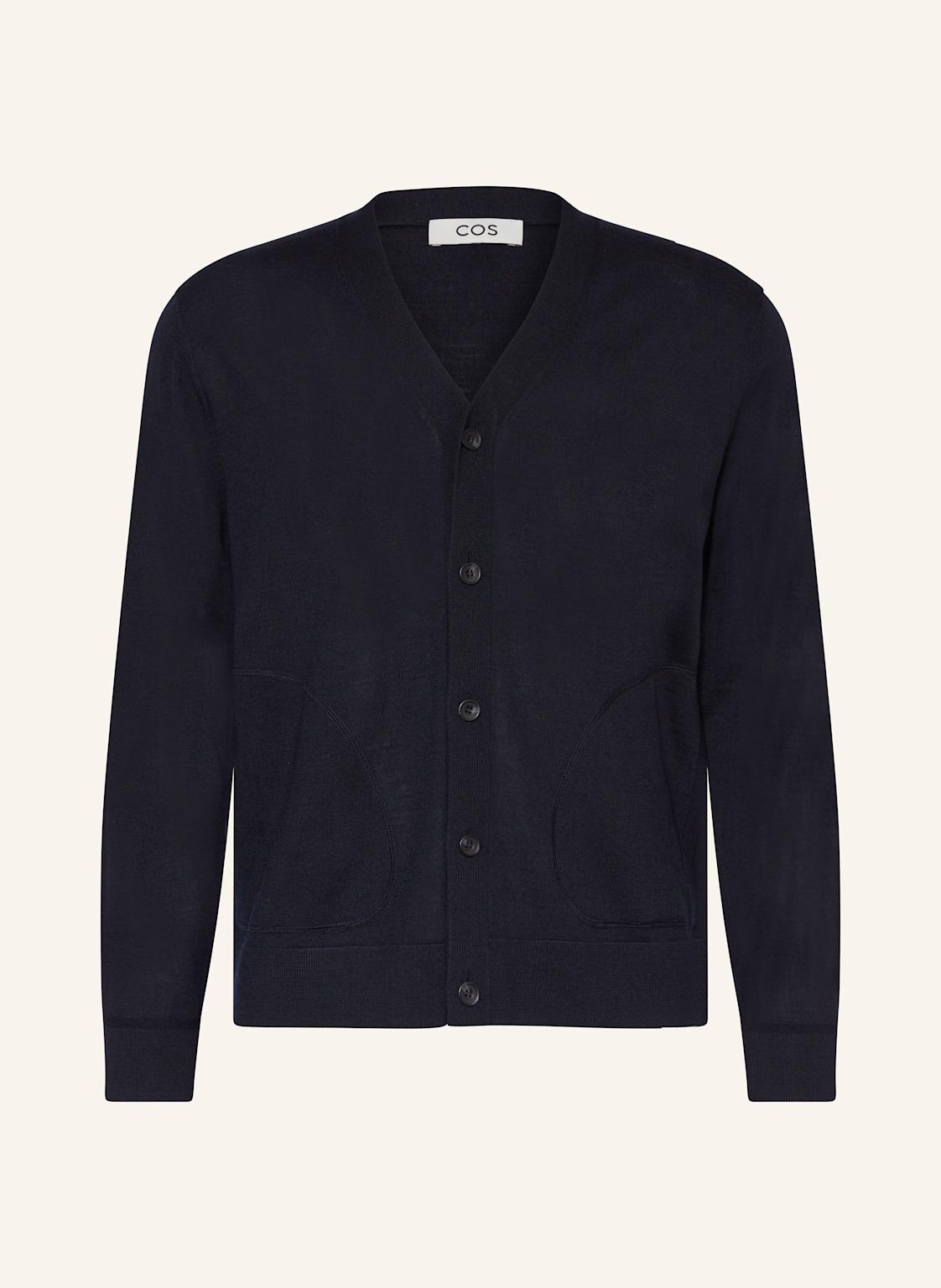 Cos Strickjacke Aus Merinowolle blau Cos Strickjacke Aus Merinowolle blau von COS