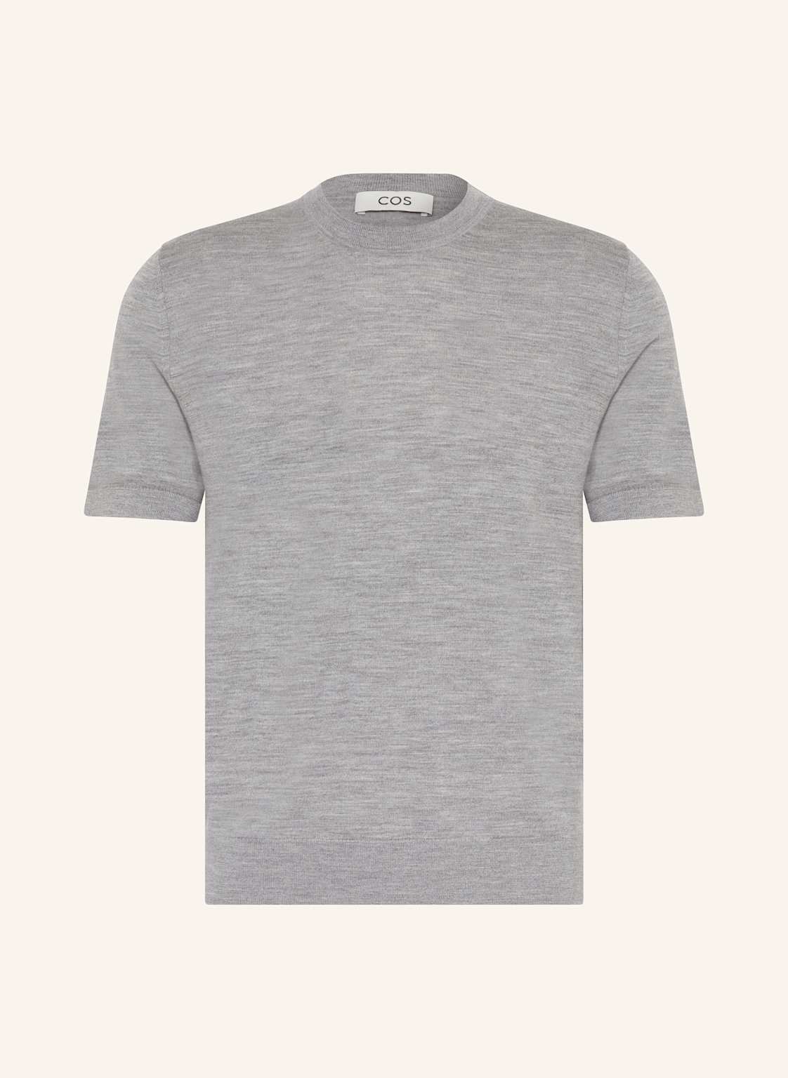 Cos Strickshirt Aus Merinowolle grau Cos Strickshirt Aus Merinowolle grau von COS