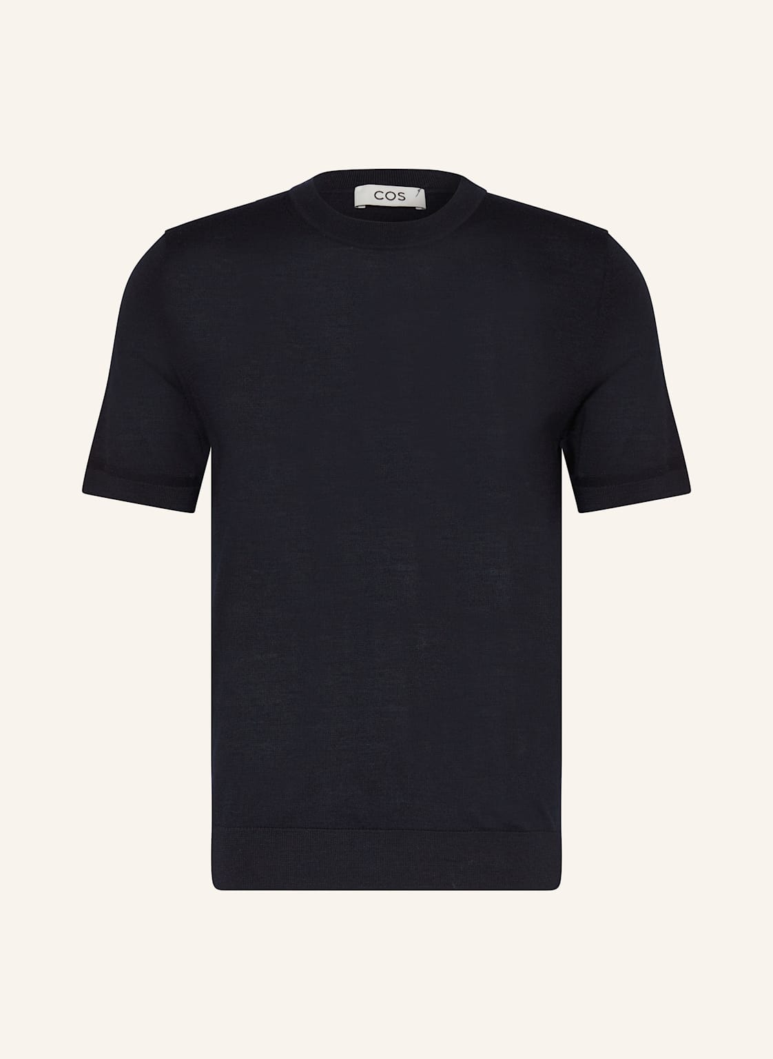 Cos Strickshirt Aus Merinowolle schwarz Cos Strickshirt Aus Merinowolle schwarz von COS