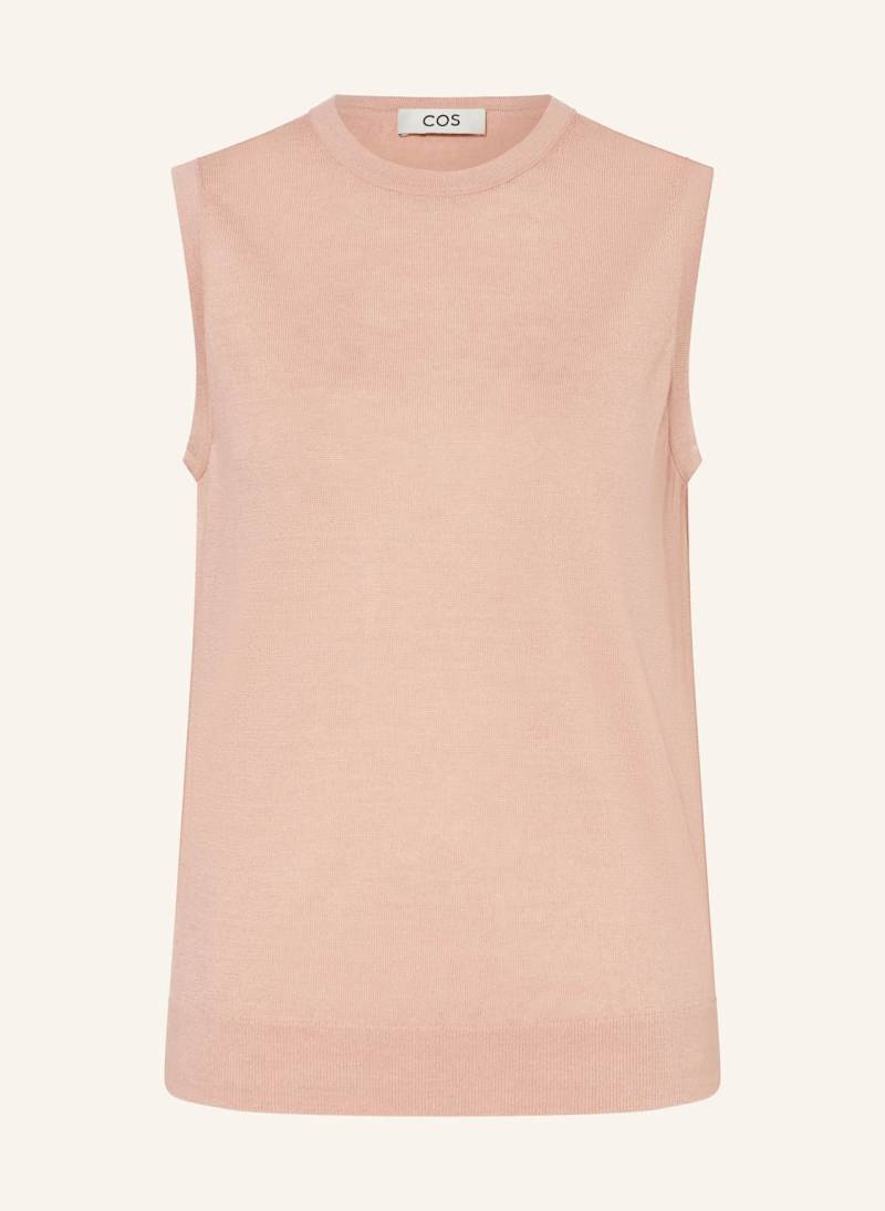 Cos Stricktop Mit Leinen weiss von COS
