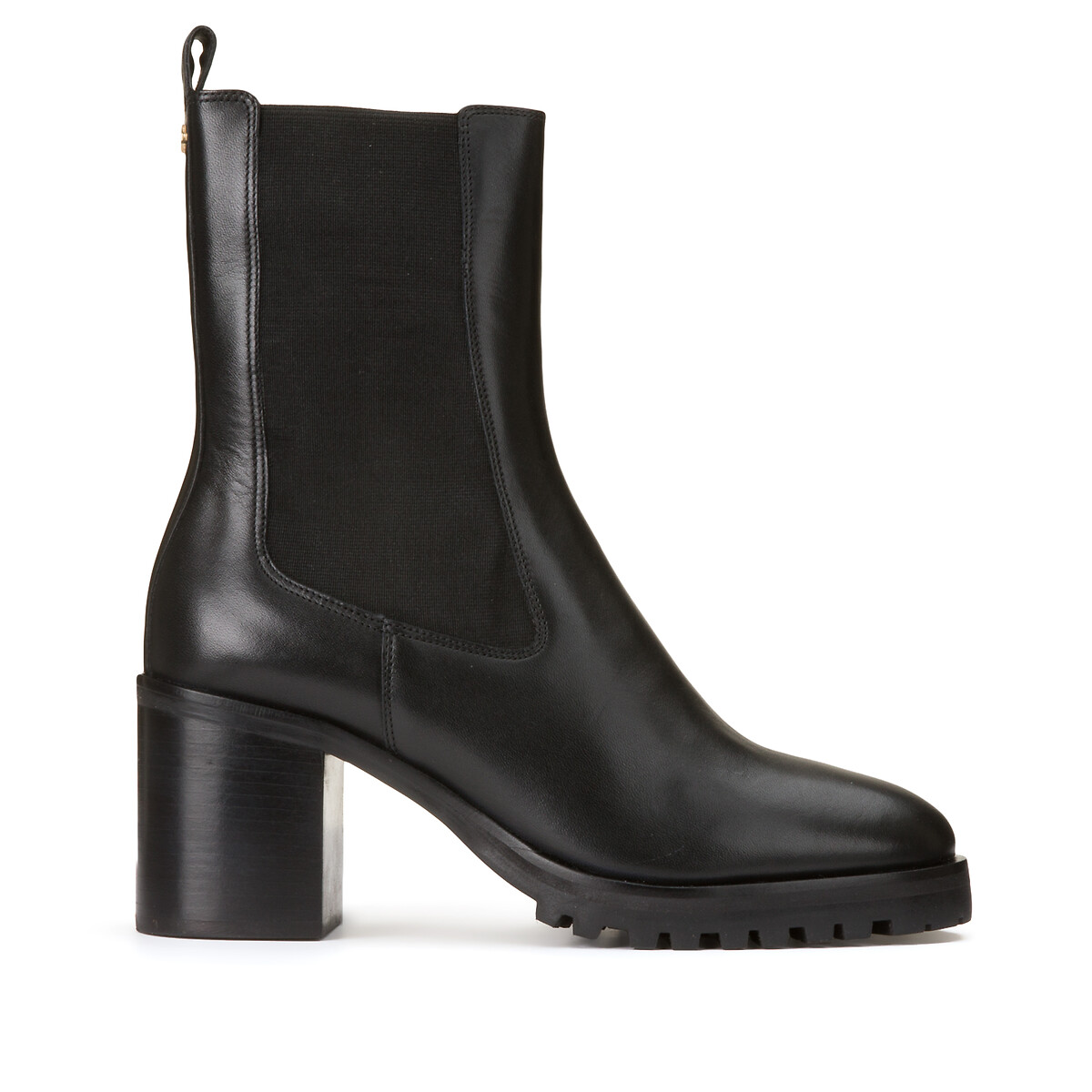 Chelsea-Boots Zelici mit Absatz, Leder von COSMOPARIS