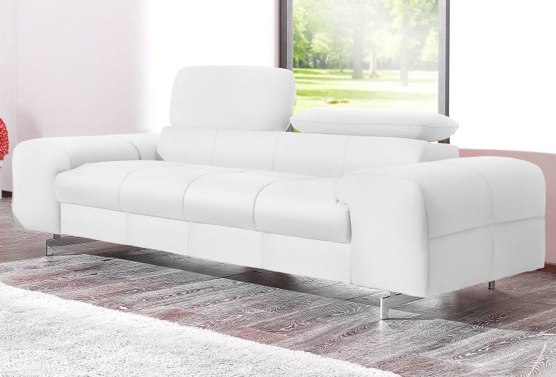 COTTA 2-Sitzer »Chef«, Big-Sofa mit Kopfteilverstellung, edle Metallkufen von COTTA