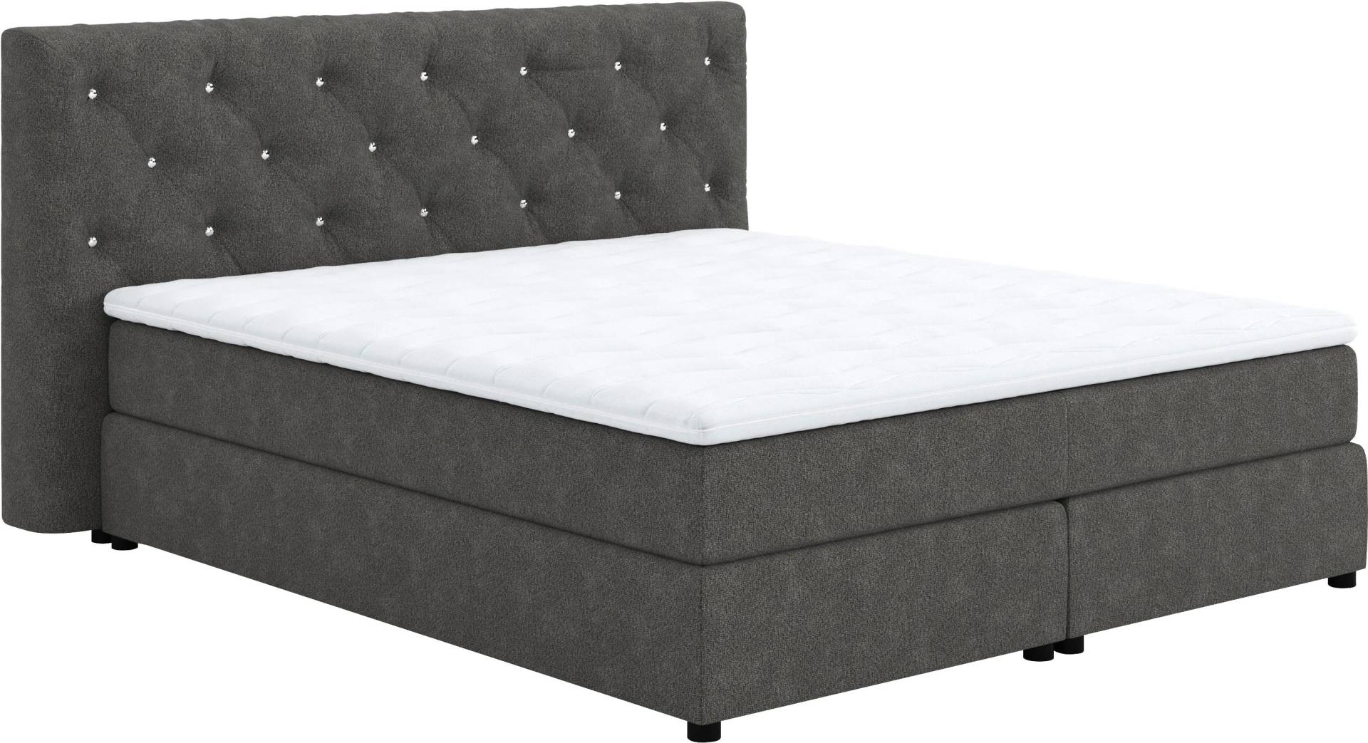 COTTA Boxspringbett »Castle«, mit Strasssteinen im Kopfteil, inkl. Topper COTTA Boxspringbett »Castle«, mit Strasssteinen im Kopfteil, inkl. Topper von COTTA
