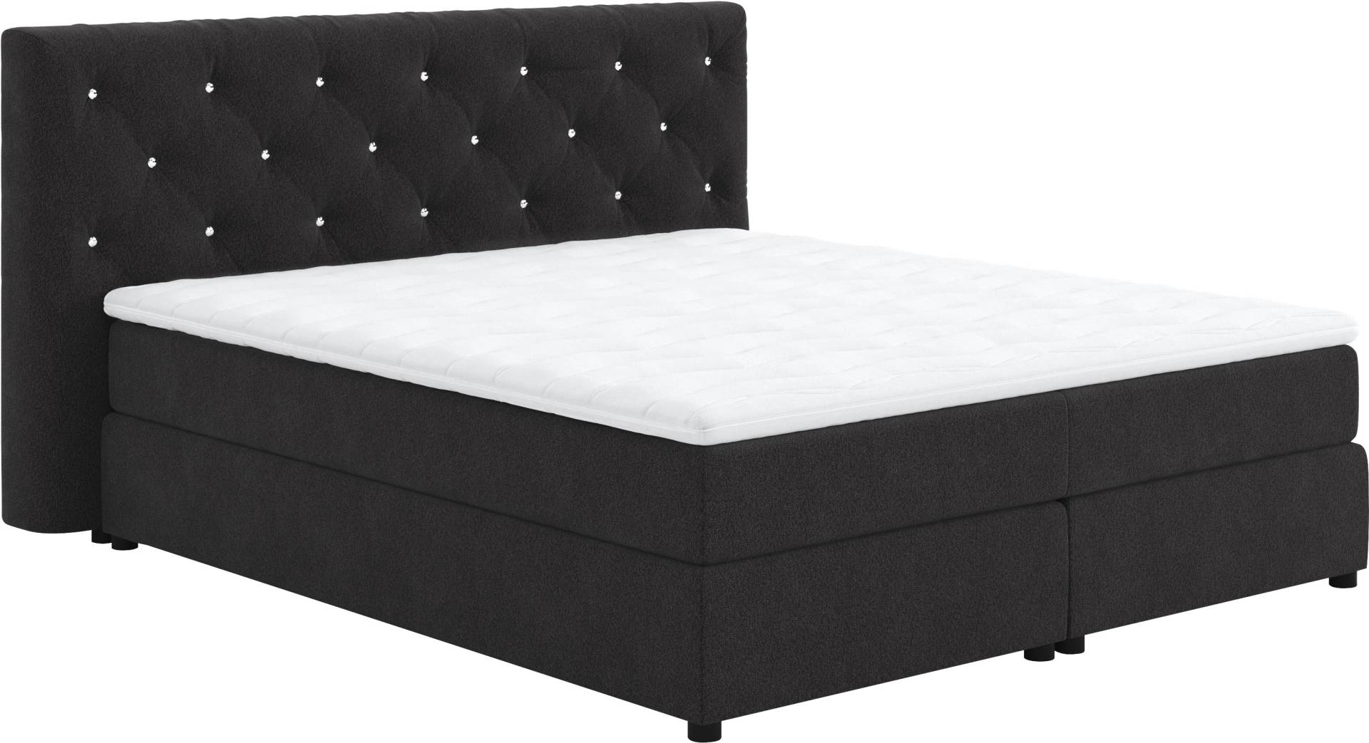 COTTA Boxspringbett »Castle«, mit Strasssteinen im Kopfteil, inkl. Topper COTTA Boxspringbett »Castle«, mit Strasssteinen im Kopfteil, inkl. Topper von COTTA
