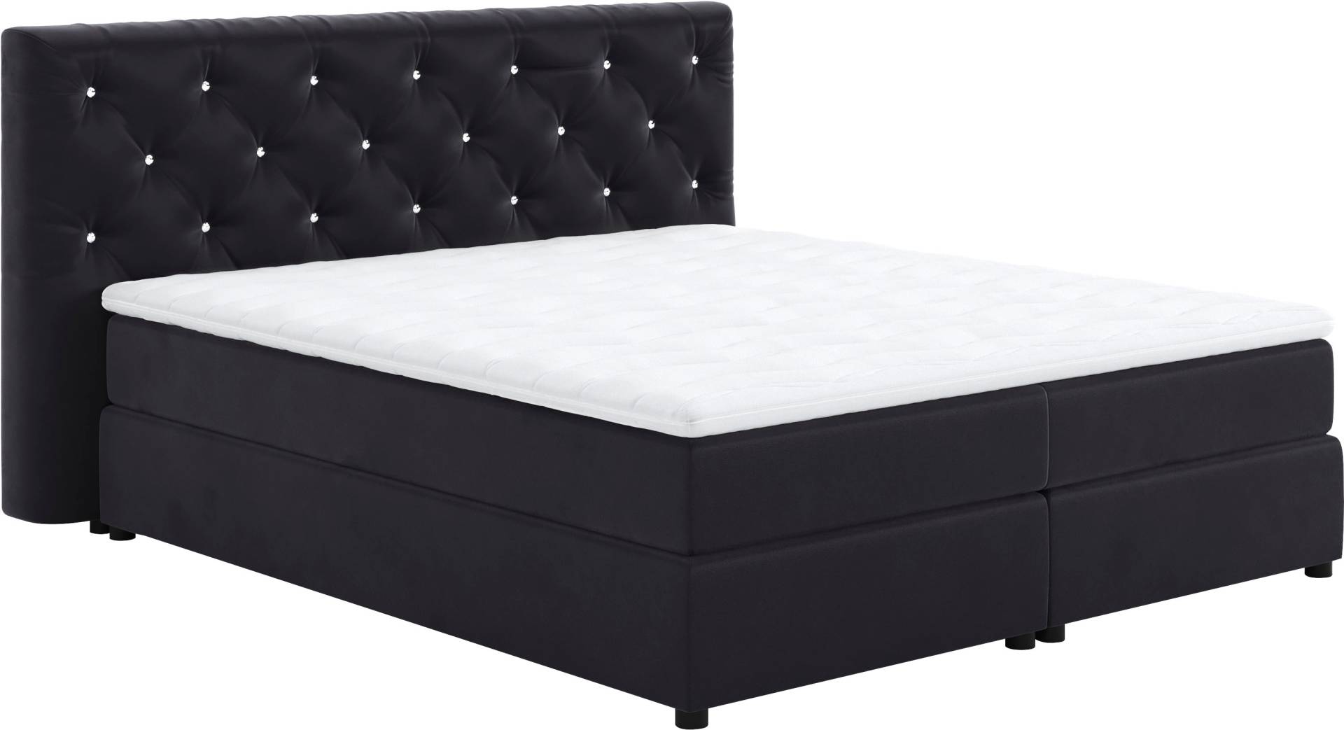 COTTA Boxspringbett »Castle«, mit Strasssteinen im Kopfteil, inkl. Topper COTTA Boxspringbett »Castle«, mit Strasssteinen im Kopfteil, inkl. Topper von COTTA