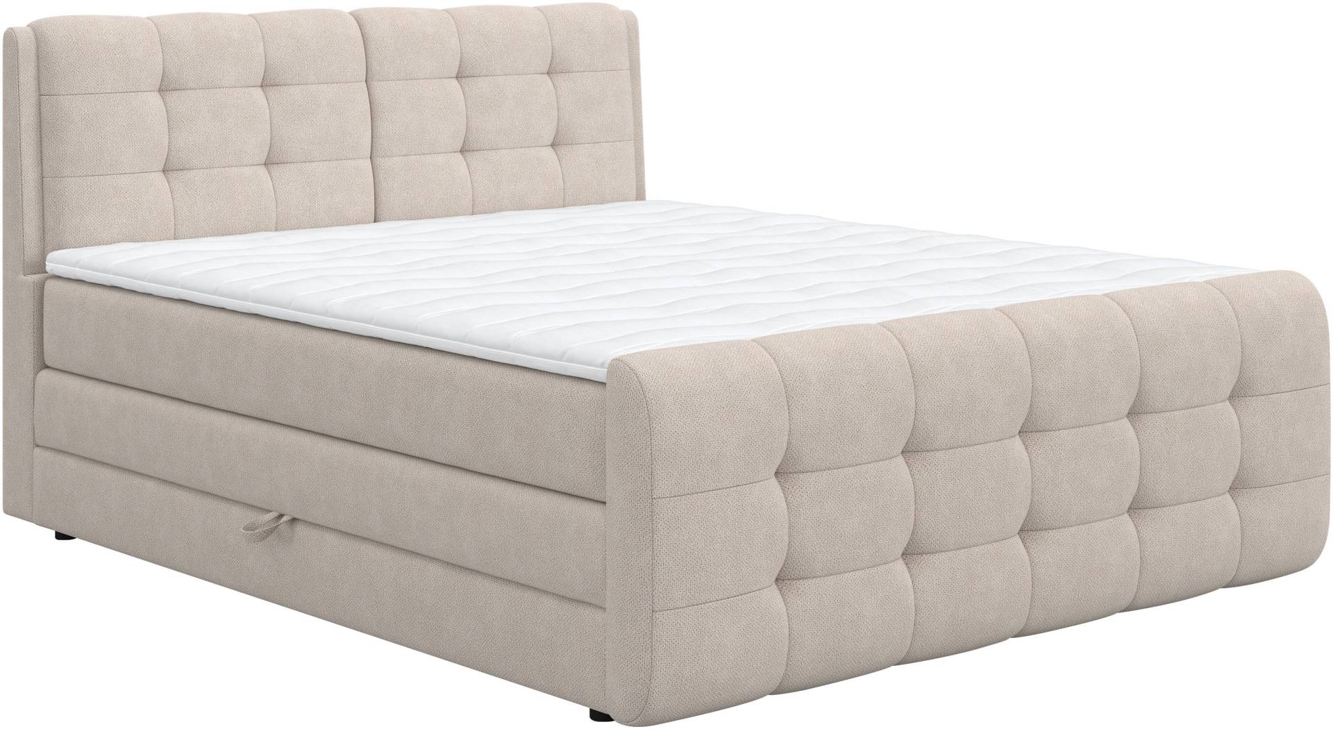 COTTA Boxspringbett »Fort mit Bettkasten, inkl. Topper«, erhältlich in verschiedenen Breiten (160cm, 180cm & 200cm) von COTTA