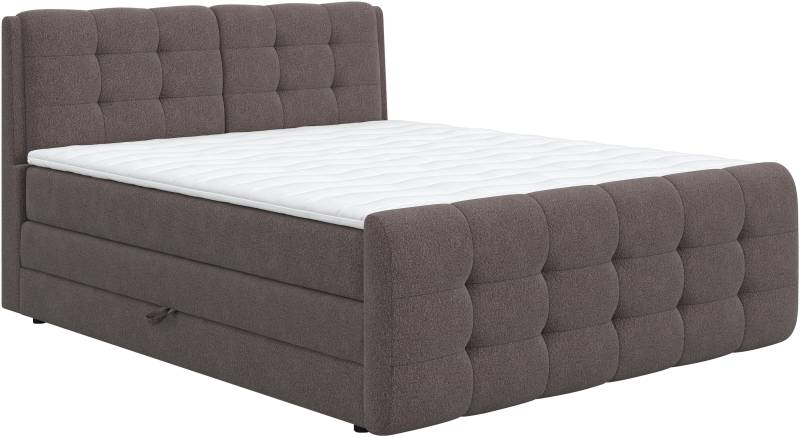 COTTA Boxspringbett »Fort mit Bettkasten, inkl. Topper«, erhältlich in verschiedenen Breiten (160cm, 180cm & 200cm) von COTTA