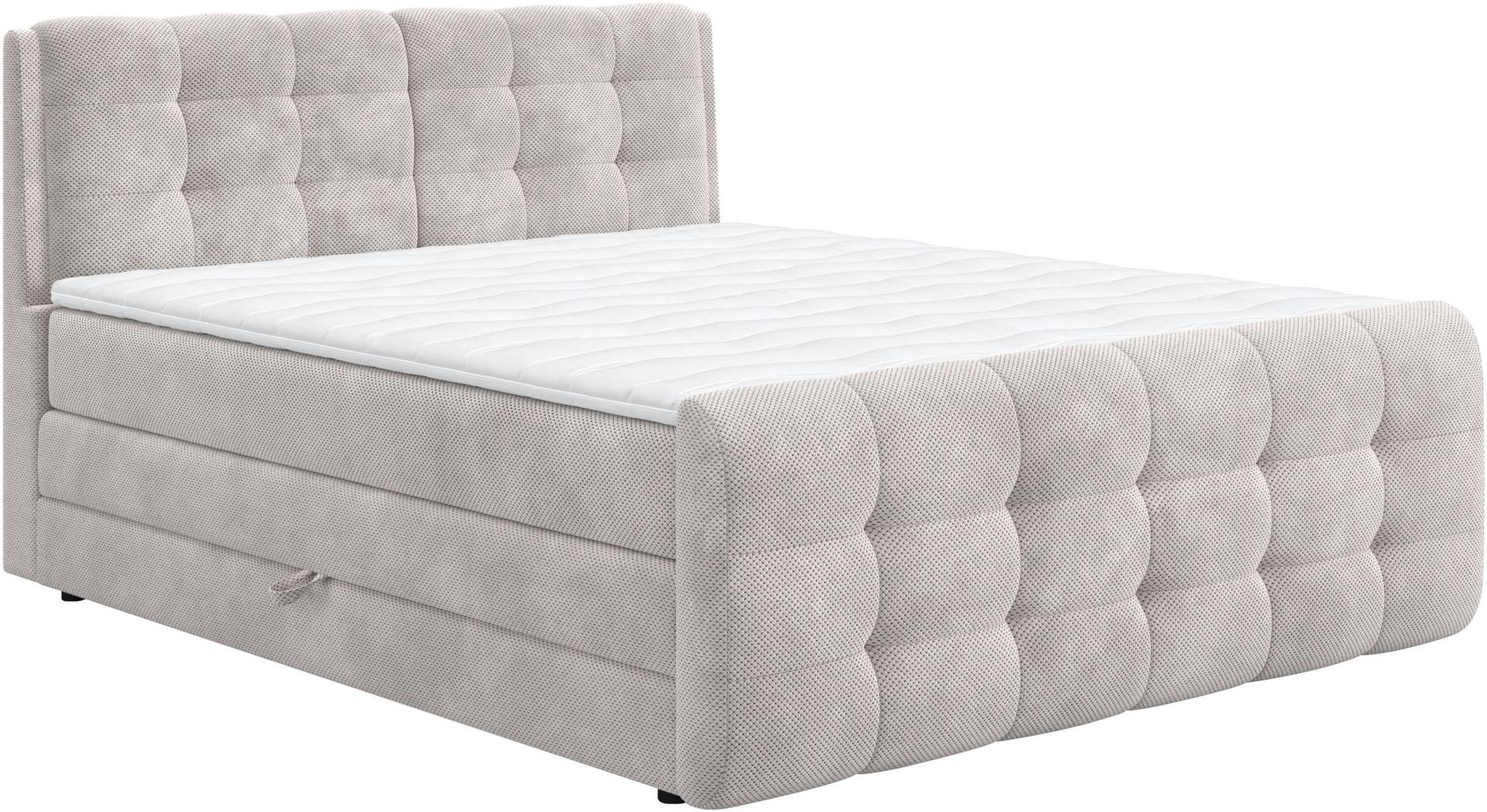 COTTA Boxspringbett »Fort mit Bettkasten, inkl. Topper«, erhältlich in verschiedenen Breiten (160cm, 180cm & 200cm) von COTTA