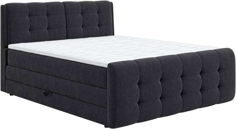 COTTA Boxspringbett »Fort mit Bettkasten, inkl. Topper«, erhältlich in verschiedenen Breiten (160cm, 180cm & 200cm) von COTTA