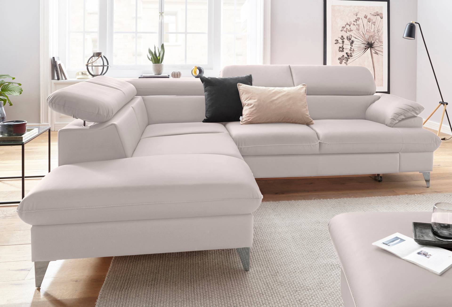 COTTA Ecksofa »Caluso L-Form«, inklusive Kopfteilverstellung, wahlweise mit Bettfunktion COTTA Ecksofa »Caluso L-Form«, inklusive Kopfteilverstellung, wahlweise mit Bettfunktion von COTTA