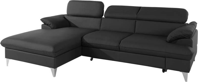 COTTA Ecksofa »Caluso L-Form«, inklusive Kopfteilverstellung, wahlweise mit Bettfunktion von COTTA
