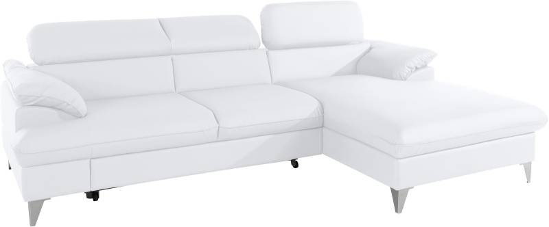 COTTA Ecksofa »Caluso L-Form«, inklusive Kopfteilverstellung, wahlweise mit Bettfunktion von COTTA