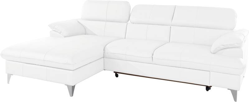 COTTA Ecksofa »Caluso L-Form«, inklusive Kopfteilverstellung, wahlweise mit Bettfunktion von COTTA