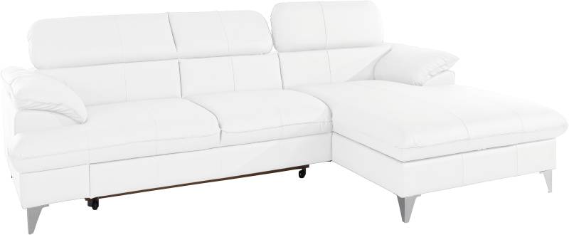 COTTA Ecksofa »Caluso L-Form«, mit Kopfteilverstellung, wahlweise mit Bettfunktion & Bettkasten von COTTA