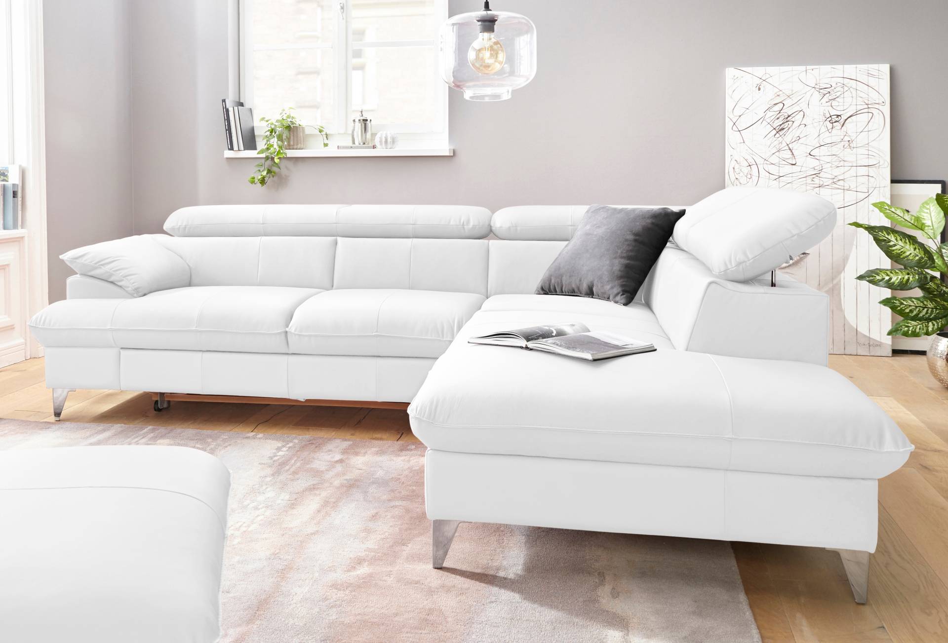 COTTA Ecksofa »Caluso L-Form«, inklusive Kopfteilverstellung, wahlweise mit Bettfunktion COTTA Ecksofa »Caluso L-Form«, inklusive Kopfteilverstellung, wahlweise mit Bettfunktion von COTTA