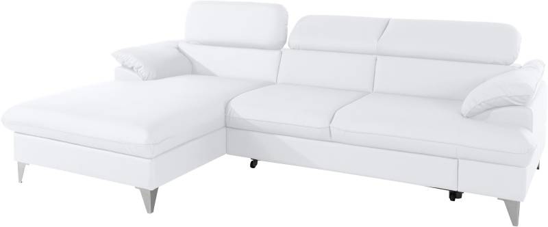 COTTA Ecksofa »Caluso L-Form«, inklusive Kopfteilverstellung, wahlweise mit Bettfunktion von COTTA