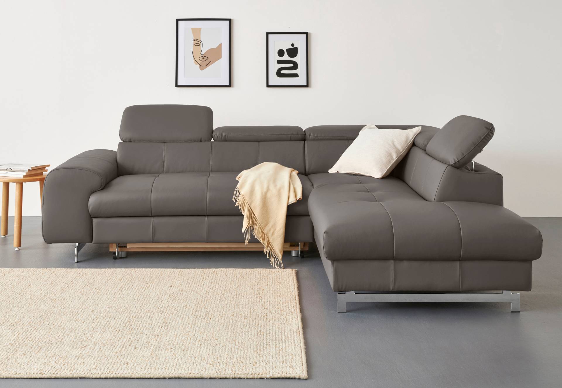 COTTA Ecksofa »Chef L-Form«, mit Kopfteilverstellung, wahlweise mit Bettfunktion COTTA Ecksofa »Chef L-Form«, mit Kopfteilverstellung, wahlweise mit Bettfunktion von COTTA