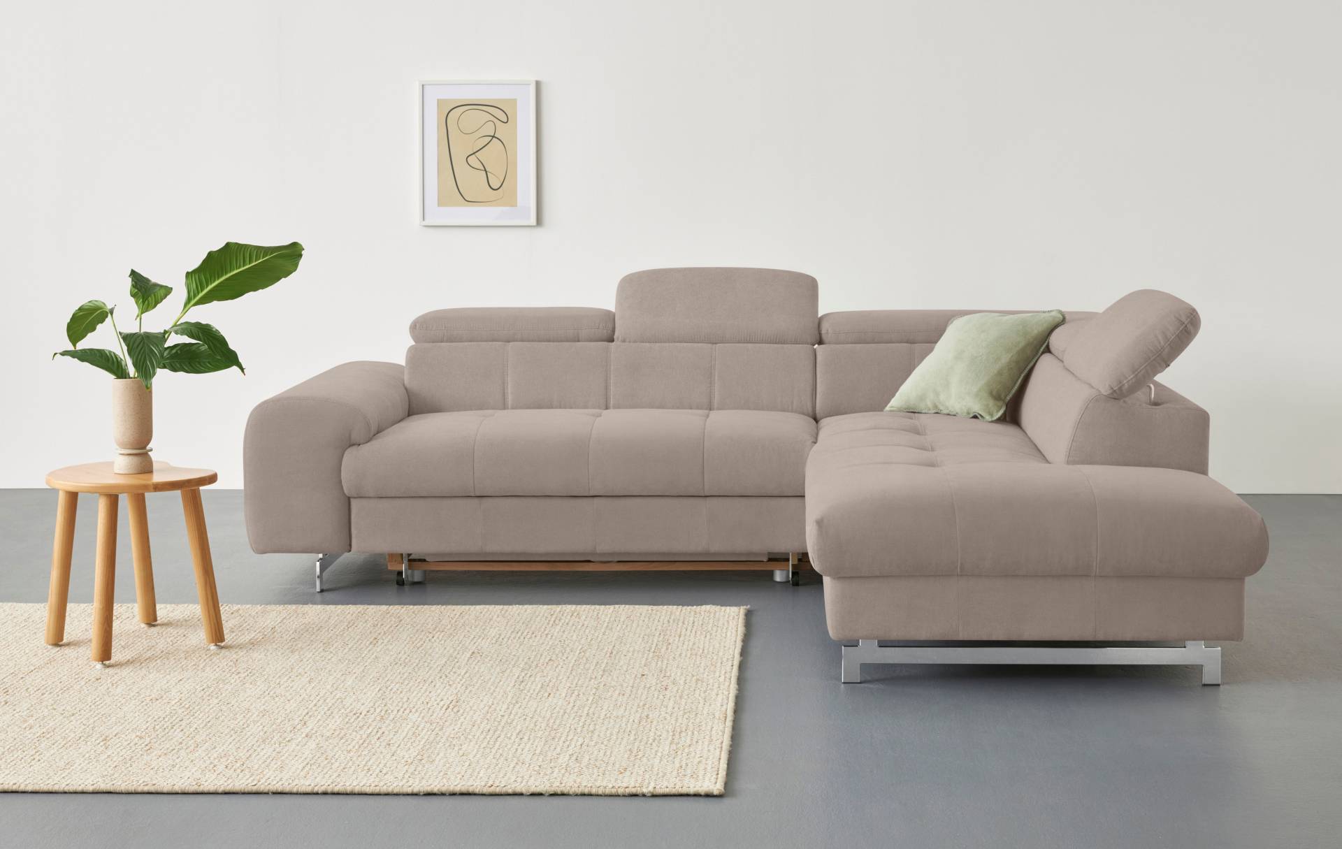 COTTA Ecksofa »Chef L-Form«, mit Kopfteilverstellung, wahlweise mit Bettfunktion COTTA Ecksofa »Chef L-Form«, mit Kopfteilverstellung, wahlweise mit Bettfunktion von COTTA